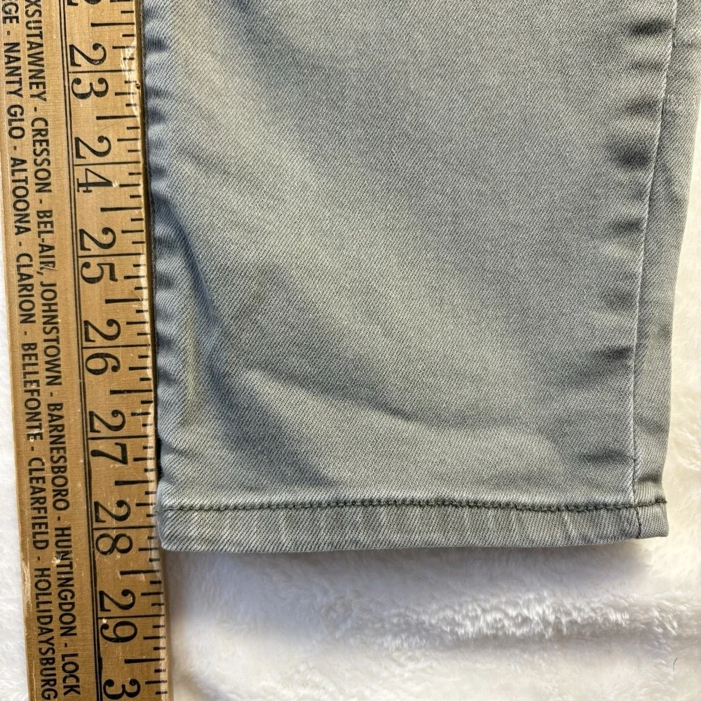 Seven 7 For All‎ Mankind Jeans Woman Sz 16 Green Utility Ankle Skinny Cargo